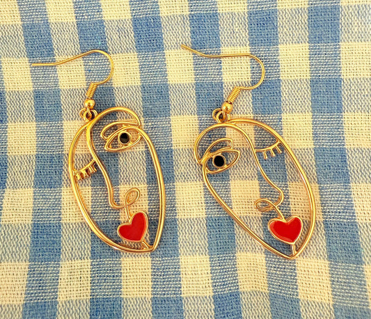 Visages d'Amour Earrings